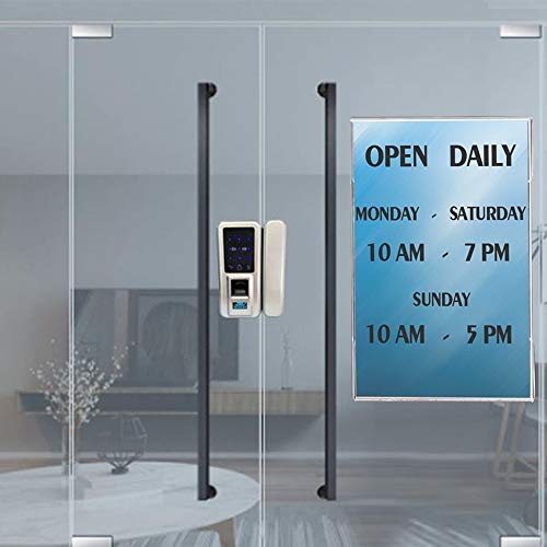 [Australia - AusPower] - Ludery 8.5" x 11" Wall Mount Sign Holder Acrylic Clear Frames with 3M Tape Adhesive for Home, Office, Store, Restaurant (3 Pack)… Option 3pack 