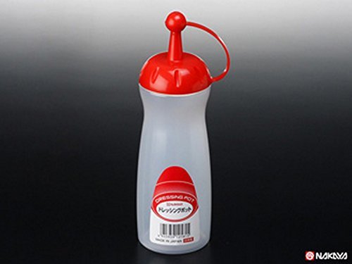 [Australia - AusPower] - JapanBargain, Japanese Squeeze Bottle Squirt Condiment Bottles Ketchup Bottle with Twist On Cap Lids Made in Japan (1, Red) 1 