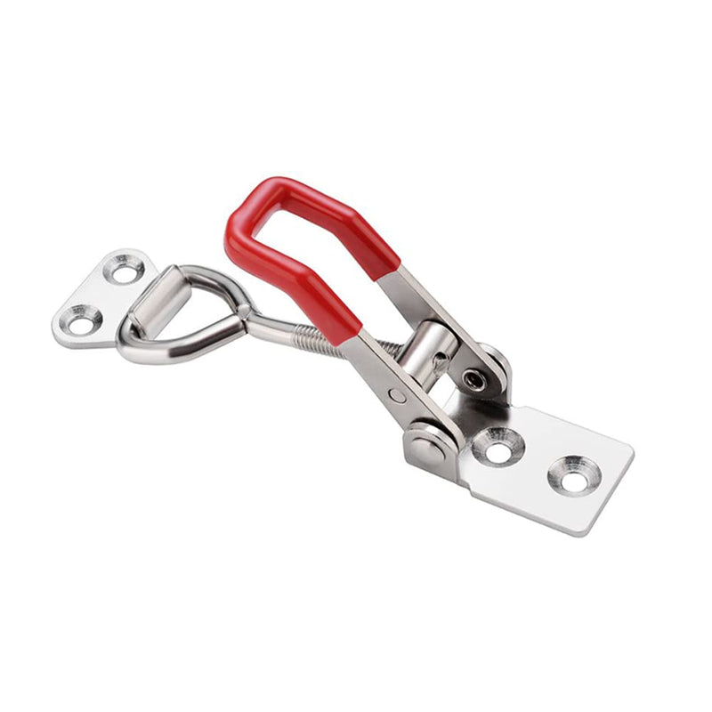 [Australia - AusPower] - E-TING 6-Pack 4001 330Lbs Holding Capacity Adjustable Toggle Latch Clamp Smoker Latch Clamps 150Kg Quick Release Pull Latch Toggle Clamp for Various Tool Box 6x4001 