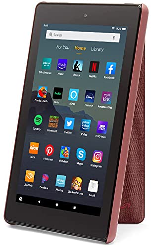 [Australia - AusPower] - Fire 7 Tablet Case (Compatible with 9th Generation, 2019 Release), Plum 