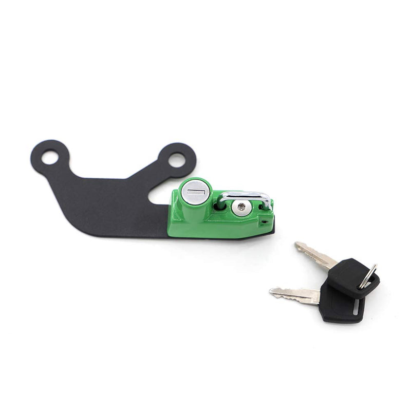 [Australia - AusPower] - GUAIMI Motorcycle Helmet Lock Anti-theft Helmets Security Lock Left Side for Kawasaki Z 650 Ninja 650 2017-2020-Green Standard Lock Green 