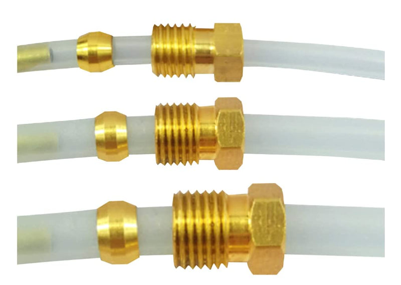 [Australia - AusPower] - Brass Compression Fitting Ferrule [08CS] Sleeve Tube Fitting (1/2" Tube OD) 1/2" Tube OD 