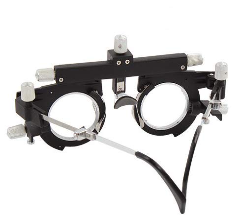 [Australia - AusPower] - Optometry Optician Fully Adjustable Trial Frame Optical Trial Lens Frame Eye Optometry Optician Eye Test Glasses Optical Titanium Trial Eye Optometry Lens Frame Text Optician 