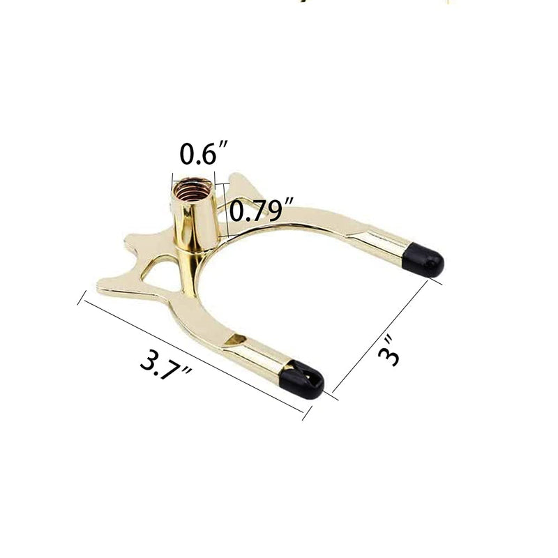 [Australia - AusPower] - VANLAN Billiards Pool Cue Stick Brass Bridge Head, Billiards Pool Cue Accessory High +Low+X Brass Bridge Head 