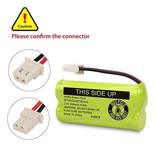 [Australia - AusPower] - QTKJ BT183342 BT283342 BT162342 BT166342 BT266342 BT262342 Cordless Phone Battery for AT&T EL52300 CL80113 CL80112 CL80114 CL4940 CL80111 VTech CS6114 CS6419 CS6719 CS6649 DS6151 Handsets (Pack of 6) 6 Pack BT183342 Batteries 