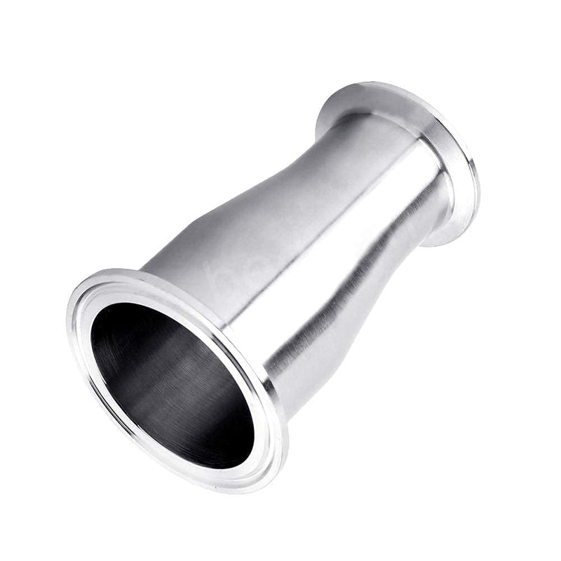 [Australia - AusPower] - Beduan Reducer Tri Clamp Ferrule Stainless Steel 304 Sanitary Fitting 2" Tube OD to 1-1/2" Tube OD(Pack of 2) Pack of 2 