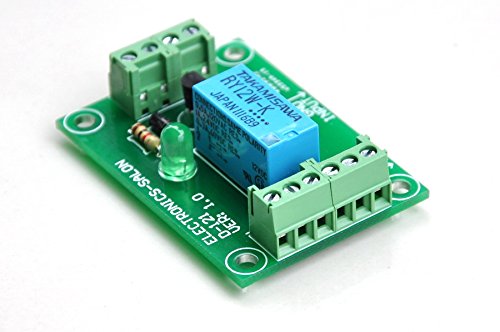 [Australia - AusPower] - ELECTRONICS-SALON DPDT Signal Relay Module, 12Vdc, RY12W-K Relay. Has Assembled. DC 12V 