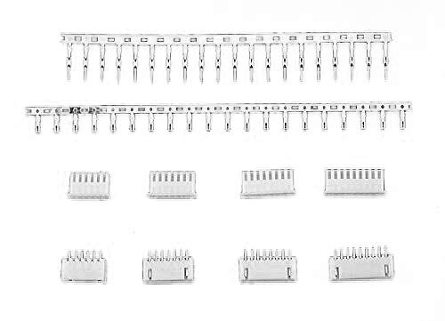 [Australia - AusPower] - XINGYHENG 560Pcs 2.54mm 6 / 7 / 8 / 9 Pin housing and Female/male Pin Head Connector Plug Set Compatible with JST XHP 