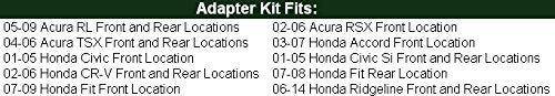 [Australia - AusPower] - Speaker Adapter Spacer Rings - Exact Fit For Select Honda & Acura Vehicles - SAK028_55-1 Pair 