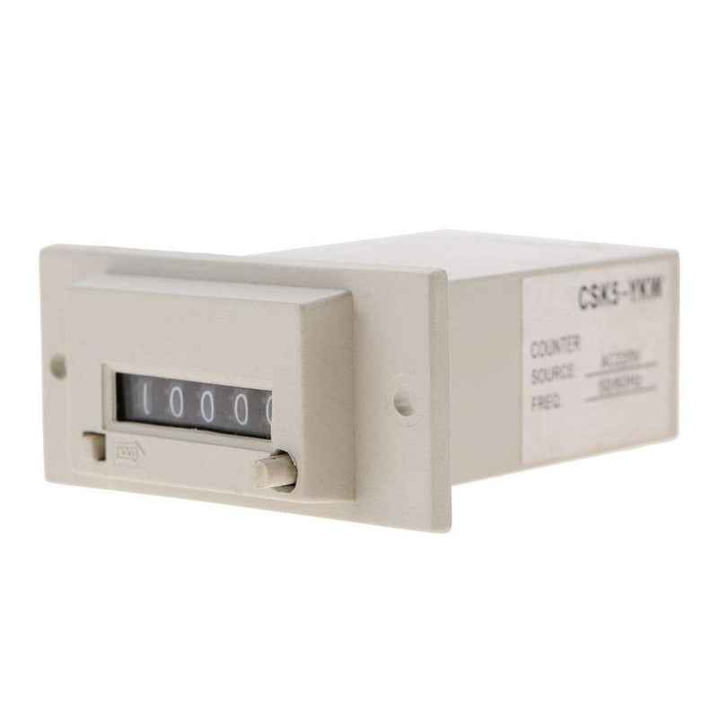 [Australia - AusPower] - AC220V / AC110V / DC24V Optional Electromagnetic Pulse Counter 5 Digit Pulse Counter CSK5-YKW Used in Petroleum, Textile (AC110V) 