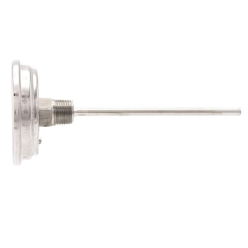 [Australia - AusPower] - PIC Gauge B3B6-TT 3” Dial Size, 200/1000°F and 93/538°C, 6" Stem Length, Back Angle Connection, Stainless Steel Case, 316 Stainless Steel Stem Bimetal Thermometer 200 - 1000 Deg F / 93 - 538 Deg C 