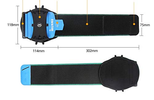 [Australia - AusPower] - 360°Rotating Sport Armband Running Gym Wristband Phone Holder for LG V35 / G7 / V30S / V40 ThinQ / V20 / G6 Plus/Stylo 4 / Stylo 4 Plus/Aristo 2 / Rebel 4 (Black) 