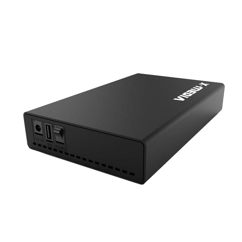 [Australia - AusPower] - X-MEDIA XM-EN3200 3.5-Inch USB 2.0 SATA Aluminum Hard Disk Drive HDD External Enclosure Case, Support 2.5/3.5-Inch SATA/SSD Hard Disk Drive 