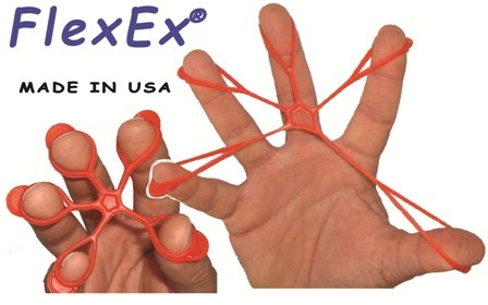 [Australia - AusPower] - FlexEx Hand Exerciser - 20 Pack Red - Medium Resistance, Made In USA 