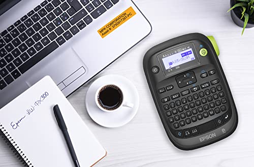 [Australia - AusPower] - Epson LABELWORKS LW-PX300 Industrial Label Maker for Home and Office – Sticker Labels, Magnetic Tape Compatible, Only Uses 203 and 205 Shrink Tube Tapes, Portable Handheld Label Printer 