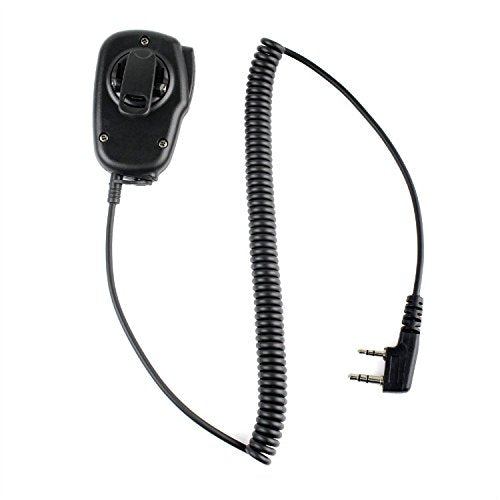 [Australia - AusPower] - NSKI Walkie Talkie Mini Handheld Remote Microphone Speaker MIC Baofeng Kenwood Puxing Wouxun TYT HYT Pofung Walkie Talkie 2 Way Radio 360 Degree Swivel 
