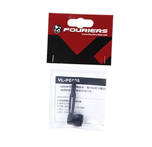 [Australia - AusPower] - Fouriers CNC Floor Pump Disc Wheel Adapter 90 Degree Convert to Presta Valve 