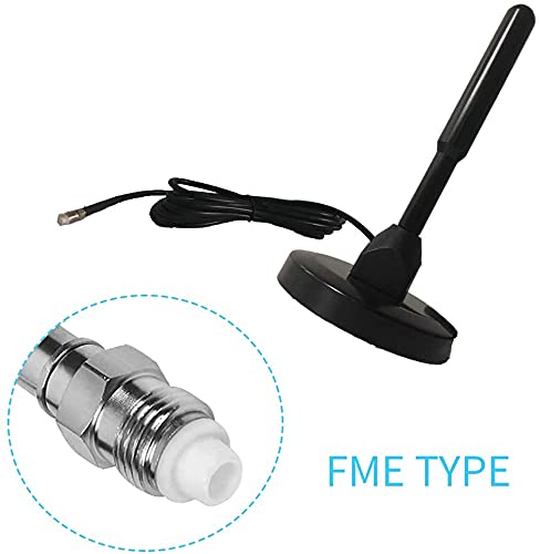 [Australia - AusPower] - Omnidirectional Antenna 698-2700MHz Magnet Antenna with 3M 9.8ft RG58 Cable and FME Female Connector for RV/Truck/Car Signal Booster 