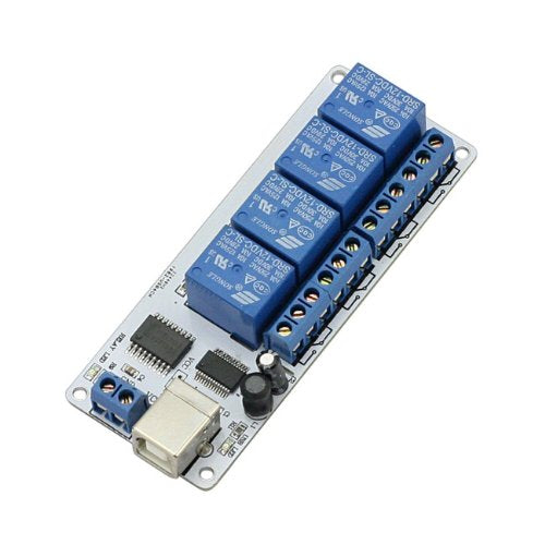 [Australia - AusPower] - SainSmart USB 4 Channel DC 12V Relay Module Automation for Arduino Raspberry Pi DSP AVR PIC ARM 