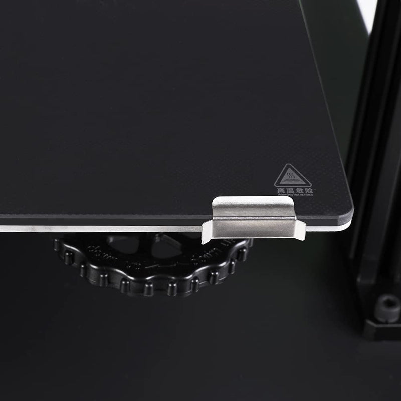 [Australia - AusPower] - Original Ender 3 Pro Bed Clips Clamp 7mm for Creality Ender 3 V2 Ender 3S Ender 5 Pro Ender 7 CR-20 PRO CR-10S Pro 3D Printer Heated Bed Glass Bed Platform (Bed Clips) 