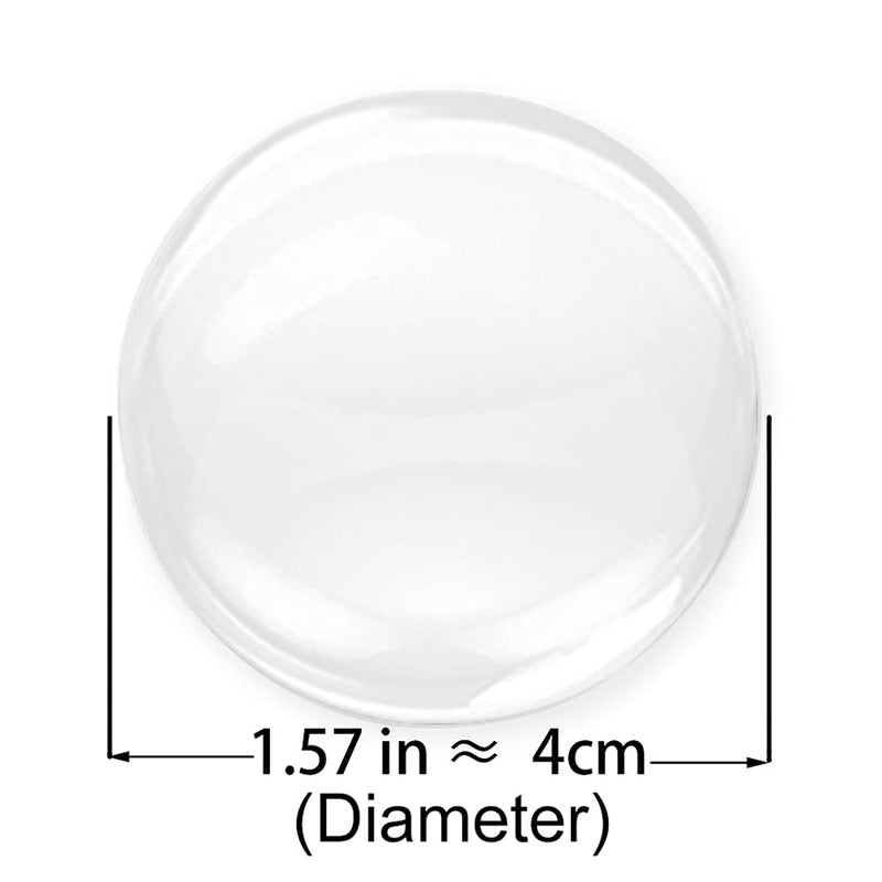 [Australia - AusPower] - Xfenvs Door Knob Wall Shield, 12PCS Transparent Round Soft Rubber Wall Protector Self Adhesive Door Handle Bumper (Small Round 1.57 Inch, Clear) Small Round 1.57" 