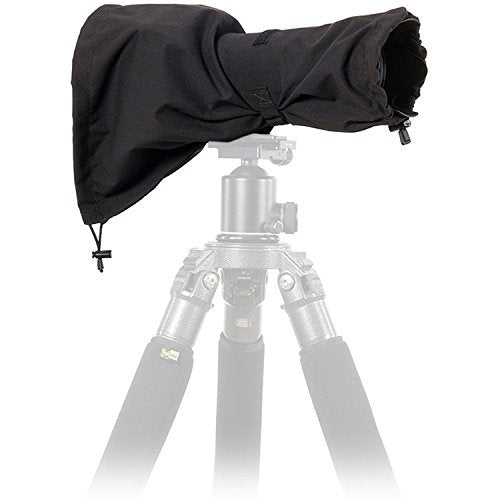 [Australia - AusPower] - LensCoat Raincoat RS Rain Cover Sleeve Protection for Camera and Lens, Medium (Black) LCRSMBK Black 