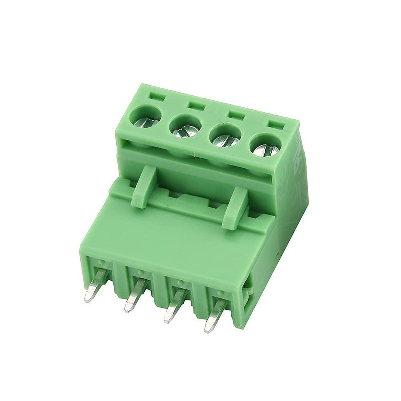 [Australia - AusPower] - LuoQiuFa12 Set 4-Pin 5.08mm Pitch Male Female PCB Screw Terminal Block 