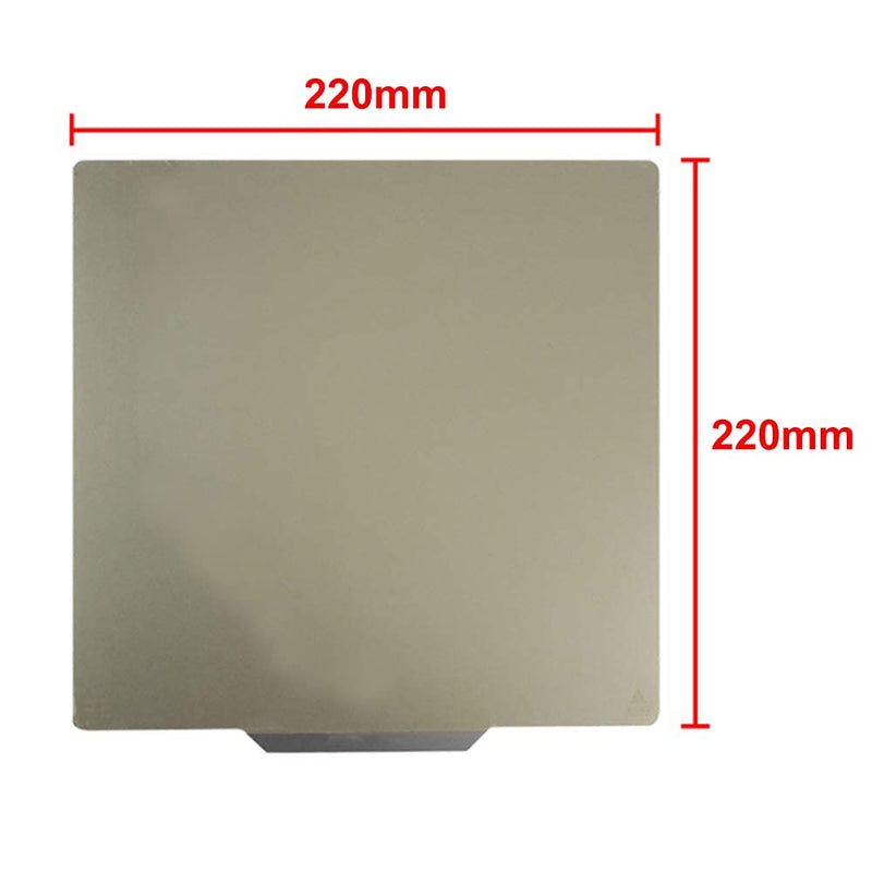 [Australia - AusPower] - HzdaDeve Flexible Steel Platform with PEI Surface Magnetic Bottom Sheet 220x220mm 8.6x8.6 inch for Anet A8 Wanhao I3 3D Printers 