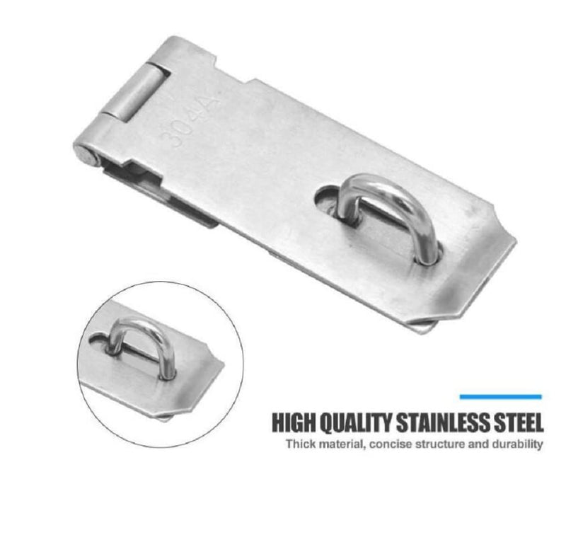 [Australia - AusPower] - Stainless Steel Sliding Screen Door Lock Bathroom Compartment Lock Barn Door Latches (Paperback Silver) Paperback silver 