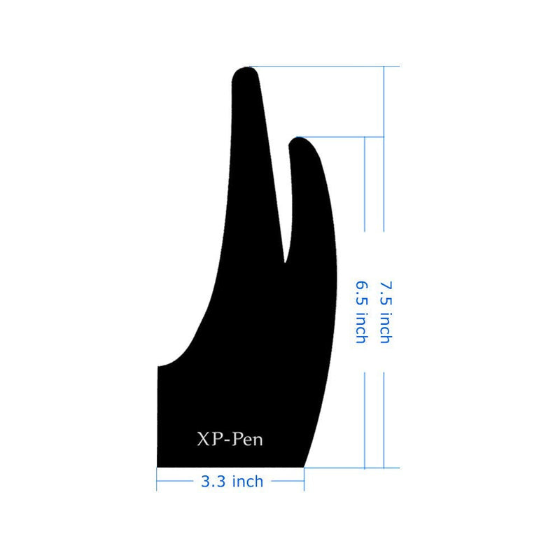 [Australia - AusPower] - XP-PEN Professional Artist Glove for Graphics Drawing Tablet Graphic Monitor Suitable for Right Hand and Left Hand Free Size 
