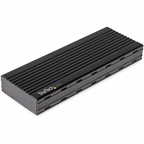 [Australia - AusPower] - StarTech.com USB-C 10Gbps to M.2 NVMe SSD Enclosure - Portable External M.2 NGFF PCIe Aluminum Case - 1GB/s Read/Write - Supports 2230, 2242, 2260, 2280 - TB3 Compatible - Mac & PC (M2E1BMU31C) Basic 