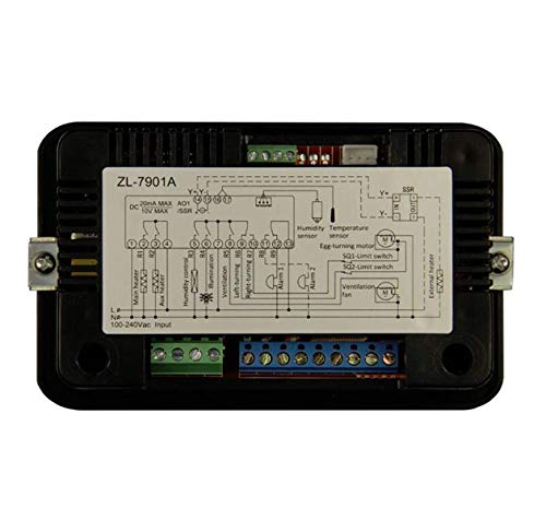 [Australia - AusPower] - LILYTECH ZL-7901A,100-240Vac, PID, Multifunctional Automatic Incubator,Incubator Controller,Temperature Humidity for Incubator 