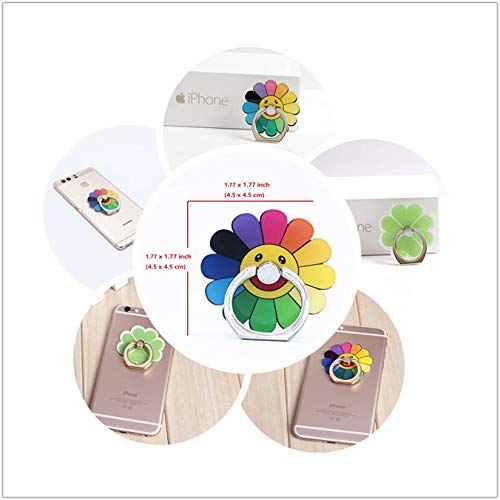 [Australia - AusPower] - Crystal Flower Shape Ring Stent 360°Rotation Finger Ring Grip Cell Phone Ring Holder Stand (Flower1#) Flower1# 