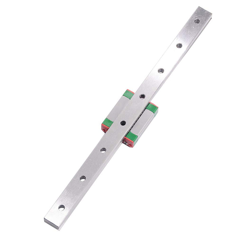 [Australia - AusPower] - CNC Part MR12 12mm Linear Rail Guide MGN12 Length 200mm with Mini MGN12C Linear Block Carriage Miniature Linear Motion Guide Way (Press The Block to Slide) 