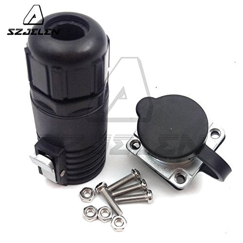 [Australia - AusPower] - SZJELEN XHP20 30A IP67 2Pin Waterproof Aviation Cable Connector Plug and Socket,LED Light Power Cable Connector,Fit RV Solar Port (2Pin, Plug Male &Socket Female) 