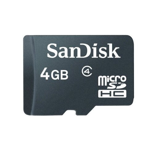 [Australia - AusPower] - SanDisk 4GB microSDHC Flash Memory Card SDSDQ-004G (Bulk Packaging) 