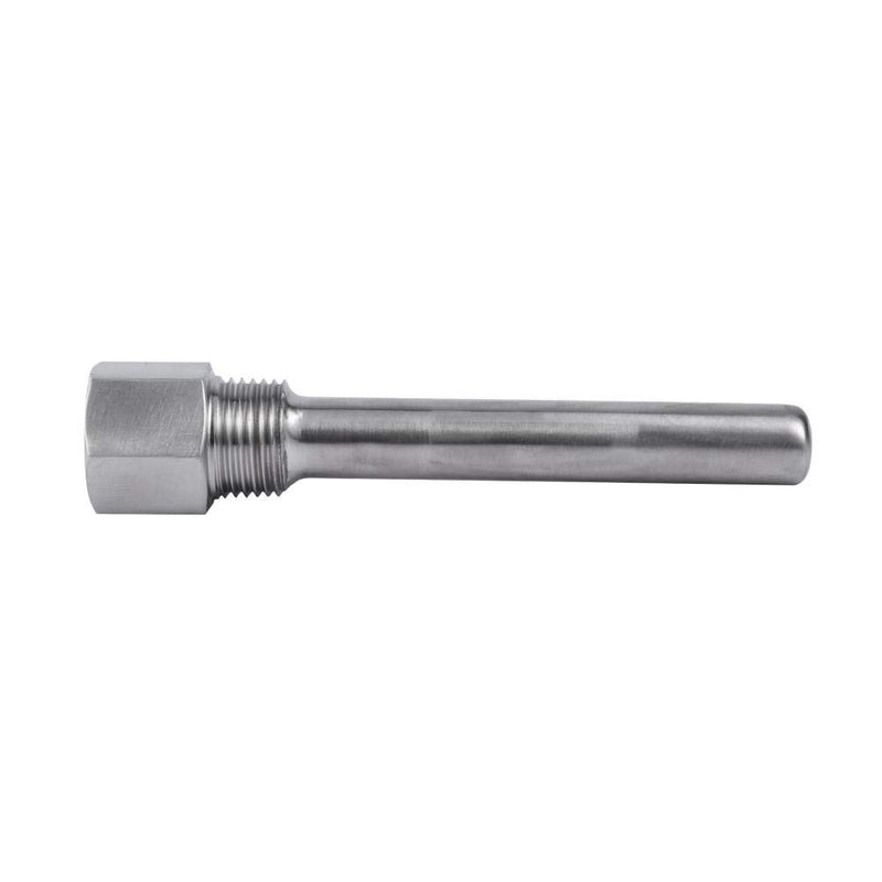 [Australia - AusPower] - Stainless Steel Thermowell 1/2 inch NPT Threads for Temperature Sensors, Thermometer Instruments Thermowells. 