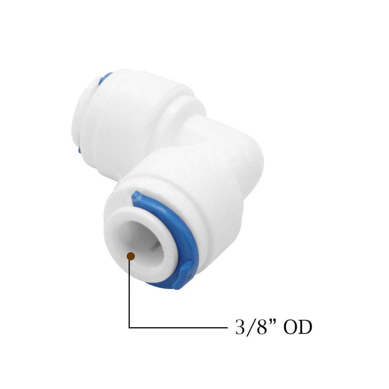 [Australia - AusPower] - Beduan Water Push to Connect Quick Connect Fitting 3/8" Tube OD for RO Water Reverse Osmosis System Water Tube Fitting (Ball Valve + T + L + I Combe, Pack of 16) 3/8“ Tube OD (16PCS) 