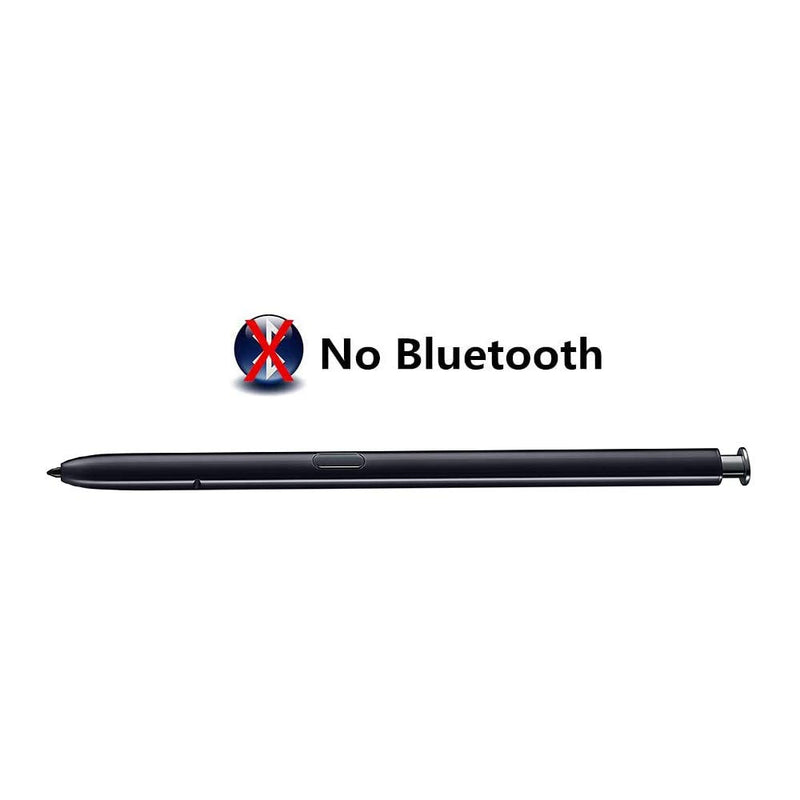 [Australia - AusPower] - 2PCS Note 10 Pen (Without Bluetooth) Replacement for Galaxy Note 10 Note 10+ 5G Stylus S Pen + Type-C Adapter and Tips / Nibs (Black) Black 