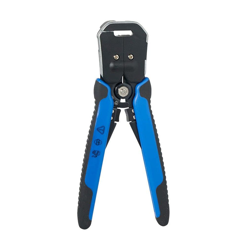 [Australia - AusPower] - Klein Tools 11061 Wire Stripper / Wire Cutter for Solid and Stranded AWG Wire, Heavy Duty Kleins are Self Adjusting Blue/Black 