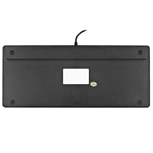 [Australia - AusPower] - iKKEGOL USB Mini Slim Wired 78 Key Small Super Thin Compact Keyboard for Desktop Laptop PC Win 7 Mac (Black) Black 