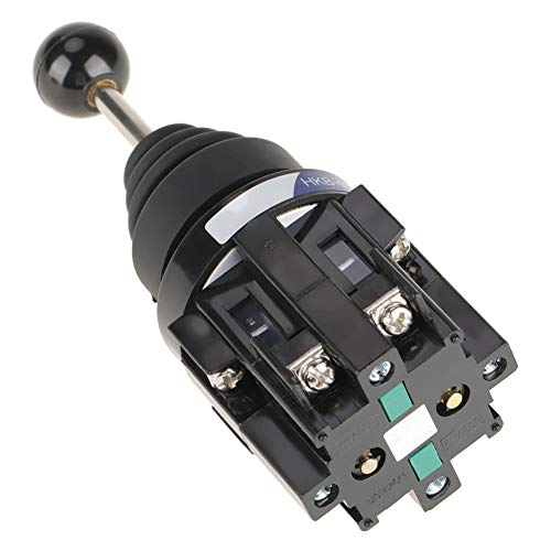 [Australia - AusPower] - CS-402 4NO 4 Position Joystick Switch, Return Momentary Joystick Switch 30mm Monolever Joystick Switch 4NO Angle ±30° for Industrial Control AC 50hz and DC Circuits 