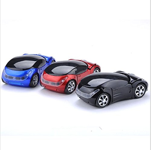 [Australia - AusPower] - WXG Wireless Mouse 3D Car Shape Mouse 2.4GHz USB Gaming Mouse with Receiver for PC Laptop Black 