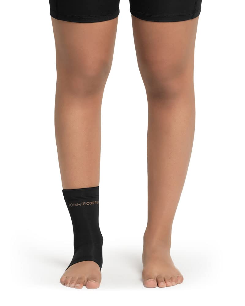 [Australia - AusPower] - Tommie Copper Unisex Core Compression Ankle Sleeve - Black, Small 