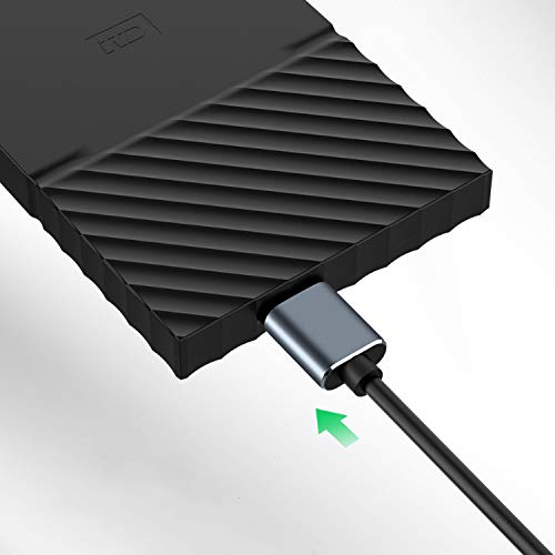 [Australia - AusPower] - BOLS Type c to Micro-B Mobile Hard Disk Cable USB3.1 to USB3.0 Hard Disk Data Cable, The Transmission Rate is up to 5 Gbps, Suitable for External Hard disks 