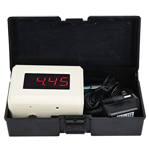 [Australia - AusPower] - Digital PH Meter 0.00-14.00PH PH-025M Online PH Meter Water Quality Monitor 24 Hours Continuously Work Resolution 0.01PH with Electrode Probe BNC US 110V 
