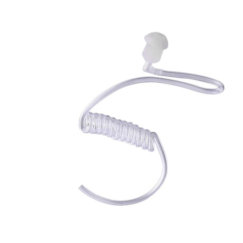 [Australia - AusPower] - KS K-STORM Acoustic Tube Surveillance Earpiece Headset Compatible with Icom IC-F24S IC-F3 IC-F4 IC-H6 IC-U12 IC-V82 IC-F4011 Radio, PU Material (Pack of 2) 