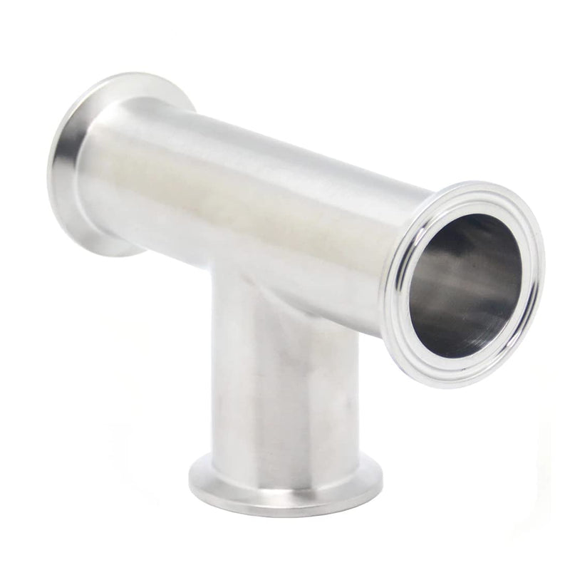 [Australia - AusPower] - Metaland 1.5" Tri Clamp Tee 38mm Pipe OD 3-Way Stainless Steel 304 Sanitary Fitting Fit 50.5mm Ferrule Tube OD 38mm(Ferrule OD 50.5mm) 