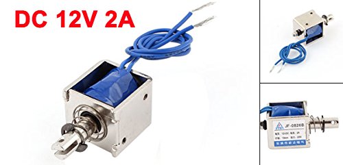 [Australia - AusPower] - uxcell 2A Push Pull Type Open Frame Solenoid Electromagnet, 10 mm, 20N, DC 12V 