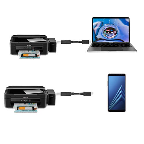 [Australia - AusPower] - Micro USB to Printer Cable USB 2.0 to USB Type B Cable,Android Phone pc to Printer Cable Printer,Scanner,Electronic midi Piano,Electronic Drum,Digital Piano and USB 2.0 Hard Disk 